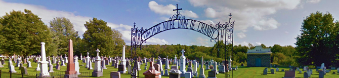 Le Cimetière Cowie, Granby, Quebec