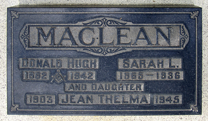 Donald Hugh McLean