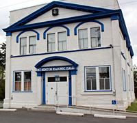 [Mount Newton lodge hall]