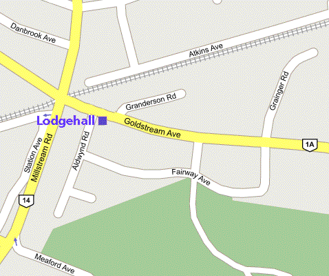 [Goldstream Ave. map]