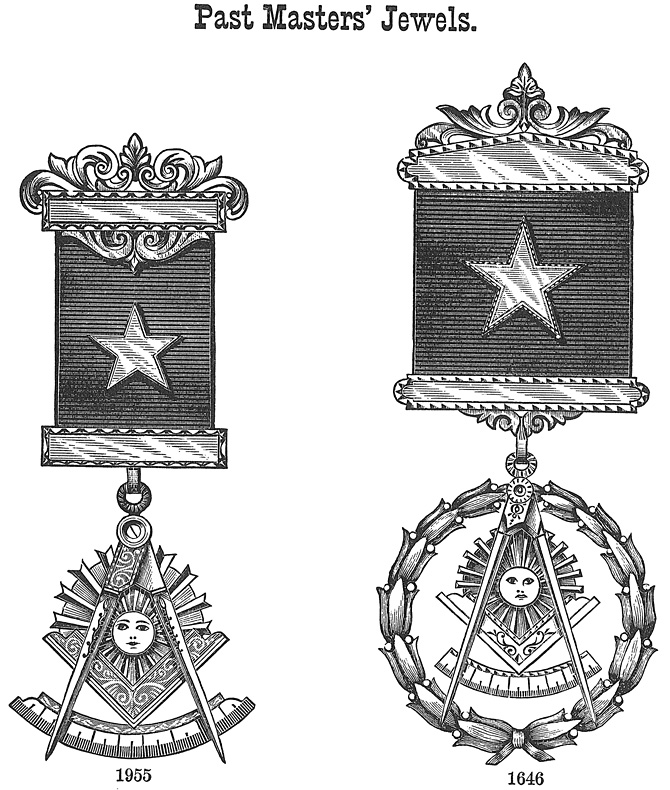 Past Master Jewels from Catalogue.